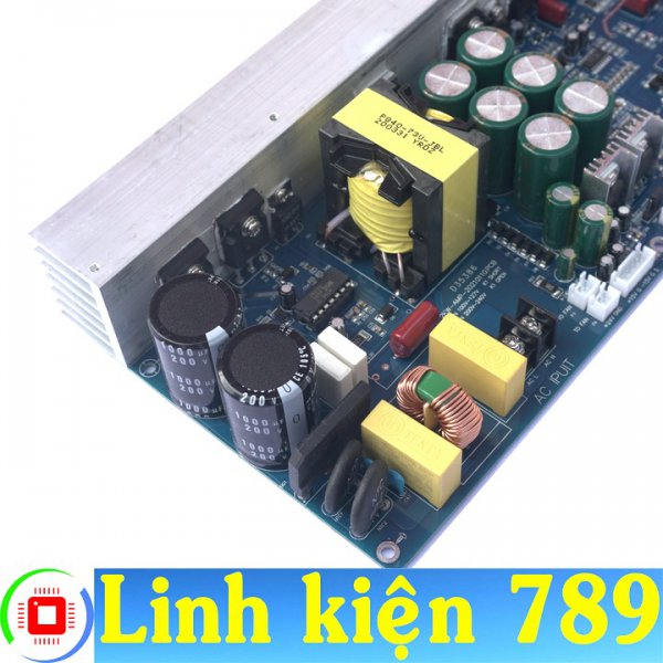 Mạch công suất Class D 2000W 2 kênh kèm nguồn